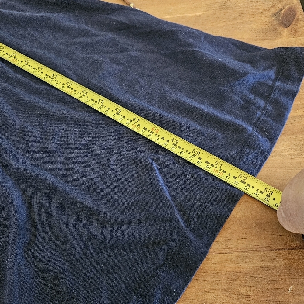 Gap Scoop Neck Maxi Tshirt Dress Navy Size Small Casual Lounge - Picture 9 of 9
